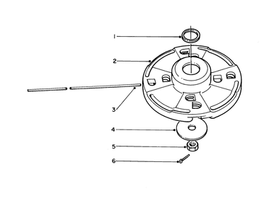 Fixed Line Head (Optional) Diagram and Parts List for 51606 2000001 - 2999999 Toro Trimmer