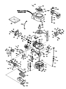 Engine Diagram and Parts List for 20531 9000001 - 9999999 Toro Lawn Mower