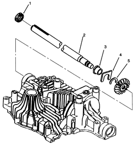 Axle Shaft Diagram and Parts List for 72043 6900001 - 6999999 Toro Lawn Tractor