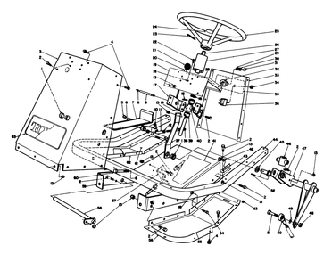 Part Location Diagram of 54-1000 Toro DISCONTINUED