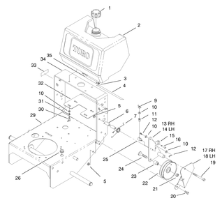 Part Location Diagram of 93-1161 Toro DISCONTINUED