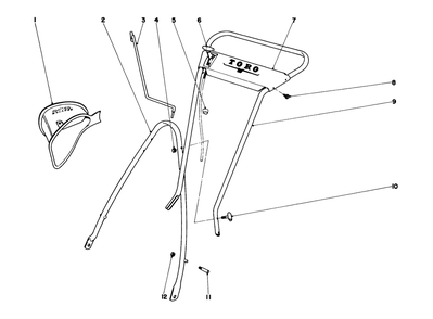 Part Location Diagram of 6-6940 Toro DISCONTINUED