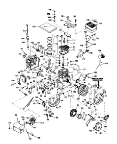 Engine Tecumseh Model Hs50-67259f Diagram and Parts List for 38052 7000001 - 7999999 Toro Snow Blower