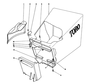 Part Location Diagram of 25-3230 Toro DISCONTINUED