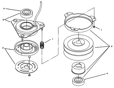 Clutch 92-6885 Diagram and Parts List for 72102 6900001 - 6999999 Toro Lawn Tractor