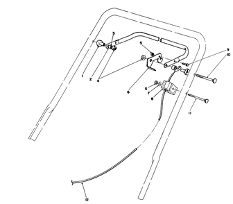 Traction Control Assembly Diagram and Parts List for 20329 2000001 - 2999999 Toro Lawn Mower