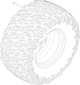 Rear Tire Assembly No. 145-0495 Diagram and Parts List for 75752TA 400000000 - 412489999 Toro Lawn Tractor
