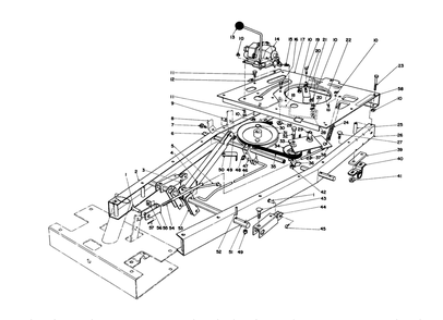 Frame Assembly (Electric) Diagram and Parts List for 56575 2000001 - 2999999 Toro Lawn Tractor