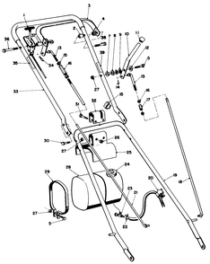 Caster And Wheel Assembly Diagram and Parts List for 74231 (230006001-230999999)(2003) Toro Lawn Mower