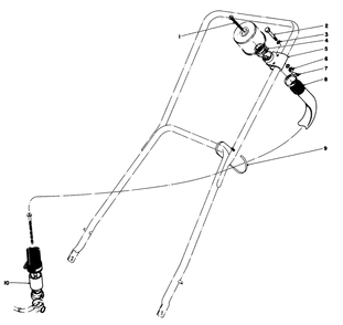 Remote Air Cleaner Kit No. 28-0580 (Optional) Diagram and Parts List for 23158 3000001 - 3999999 Toro Lawn Mower