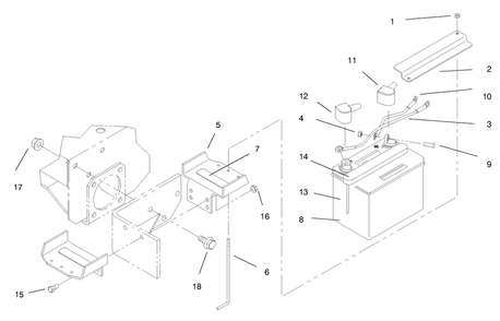 Part Location Diagram of 82-4620-01 Toro Strap-Battery