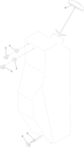 Rh Fuel Tank Assembly No. 133-6814 Diagram and Parts List for 22530 414400000 - 999999999 Toro Lawn Tractor Accessories
