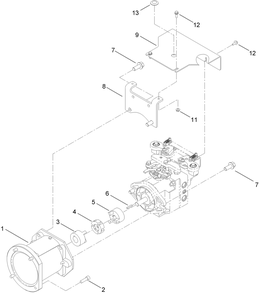 Part Location Diagram of ST37547 Toro Coupling-Engine
