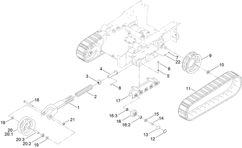 Part Location Diagram of 95-3624 Toro Hose