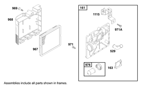 Engine Briggs & Stratton Model 12f802-1767-E1 Diagram and Parts List for 20803 8900001 - 8999999 Toro Lawn Mower