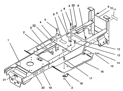 Part Location Diagram of 79-7020 Toro DISCONTINUED