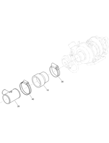 Inlet Hose Assembly Diagram and Parts List for 22530 414400000 - 999999999 Toro Lawn Tractor Accessories