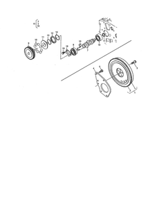 Flywheel/Fuel Camshaft/Governor Shaft Diagram and Parts List for 74264 260000001 AND UP Toro Lawn Mower