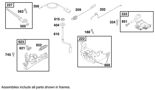 Engine Briggs & Stratton Model 12j802-2368-E1 Diagram and Parts List for 20028 9900001 - 9999999 Toro Lawn Mower