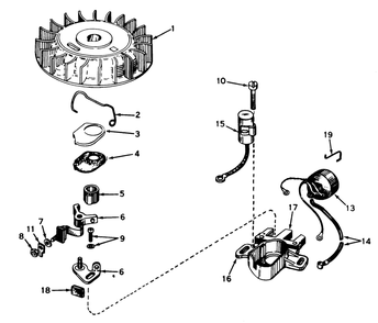 Magneto No. 610794a (Engine Model Ah520 Type 1585 Unit Model 38020) Diagram and Parts List for 38020 8000001 - 8999999 Toro Snow Blower