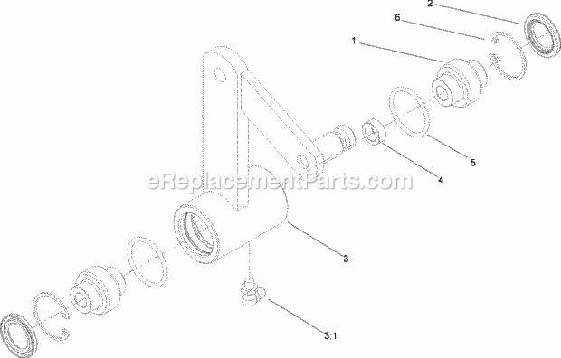 Pump Idler Assembly No. 103-5679 Diagram and Parts List for 74282 280000001-280999999 Toro Lawn Mower