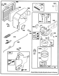 Engine Gts-150 77-8990 Diagram and Parts List for 20210 1000001 - 1999999 Toro Lawn Mower
