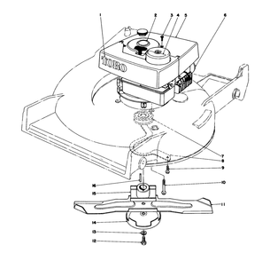 Engine Assembly Diagram and Parts List for 20735 9000001 - 9999999 Toro Lawn Mower