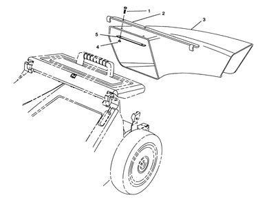 Side Discharge Chute Model No. 59112 (Optional) Diagram and Parts List for 26624 8000001 - 8999999 Toro Lawn Mower