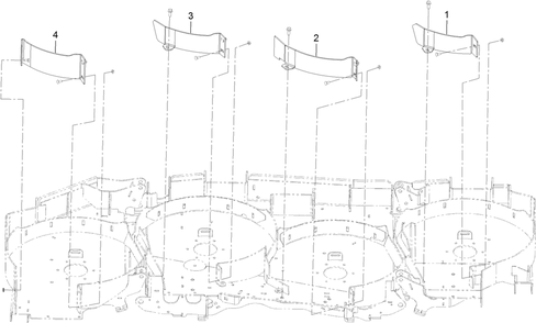 Mulch Kit Assembly No. 135-2449 Diagram and Parts List for 72098 413000000 - 999999999 Toro Lawn Tractor