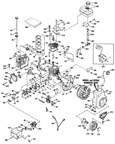 Engine Tecumseh Model Hs50-67259j Diagram and Parts List for 38056 0000001 - 0999999 Toro Snow Blower
