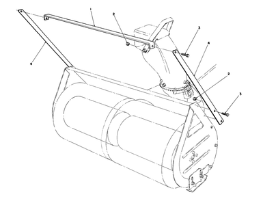 Drift Breaker Assembly No. 20-0650 (Optional) Diagram and Parts List for 57356 5000001 - 5999999 Toro Lawn Tractor