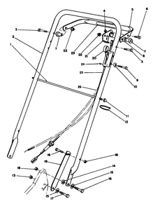 Part Location Diagram of E603413 Toro DISCONTINUED