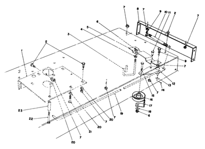 Traction Assembly Diagram and Parts List for 56138 4000001 - 4999999 Toro Lawn Tractor