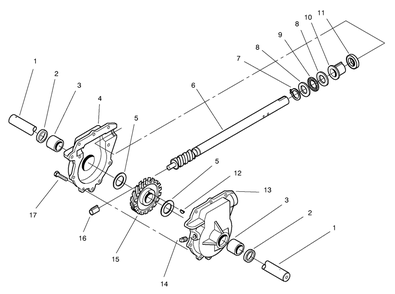 32" Auger Gearcase Assembly No. 74-1562 Diagram and Parts List for 38590 8900001 - 8999999 Toro Snow Blower