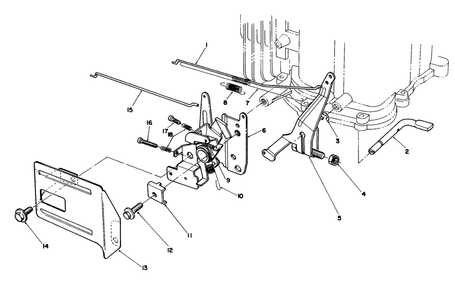 Governor Assembly (Model No. Vmg6) Diagram and Parts List for 20526C 9000001 - 9999999 Toro Lawn Mower
