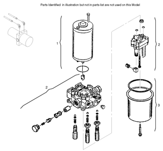 Pump Assembly Diagram and Parts List for 72115 9900001 - 9999999 Toro Lawn Tractor