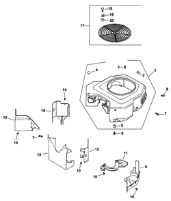 Part Location Diagram of 2406314 Toro Baffle-Valley #2 Side (Only On: 72103, 72083)