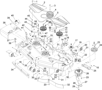 Part Location Diagram of 103-2544 Toro DISCONTINUED