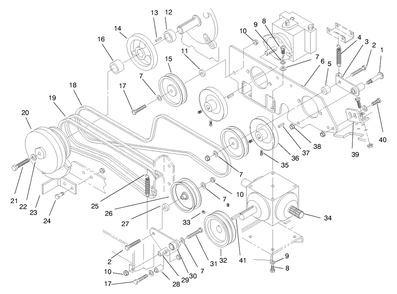 Part Location Diagram of 94-4722 Toro Shaft-Drive