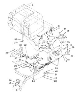 Part Location Diagram of 32105-28 Toro Screw-Hh