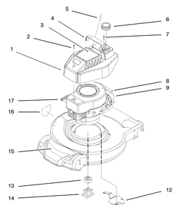 Engine Assembly #1 Diagram and Parts List for 20444 5900001 - 5999999 Toro Lawn Mower