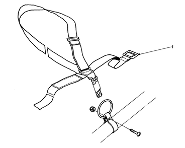 Deluxe Harness No. 46-2960 (Optional) Diagram and Parts List for 51616 4000001 - 4999999 Toro Trimmer
