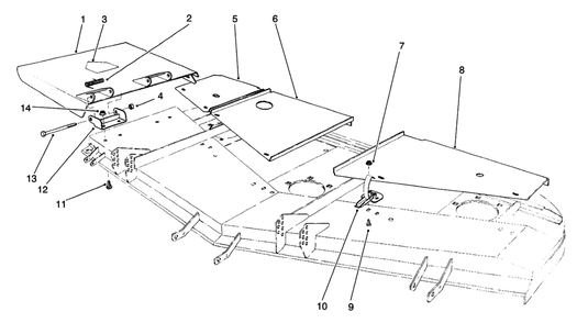 Part Location Diagram of 57-0230 Toro DISCONTINUED