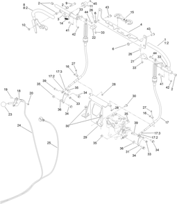 Part Location Diagram of 120-8391 Toro Control-Motion, Rh