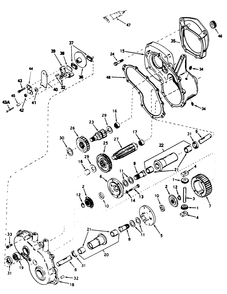 Differential Assembly No. 1310-001a Diagram and Parts List for 30718 4900001 - 4999999 Toro Lawn Tractor