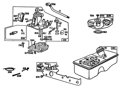 Engine Briggs & Stratton Model 92908-5205-01 (Continued) Diagram and Parts List for 16330 4000001 - 4999999 Toro Lawn Mower