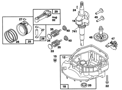 Engine Briggs & Stratton Model 122702-3188-01 Diagram and Parts List for 20212 1000001 - 1999999 Toro Lawn Mower
