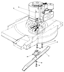 Engine Assembly Diagram and Parts List for 22010 4000001 - 4999999 Toro Lawn Mower