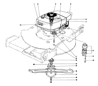 Engine Assembly Diagram and Parts List for 20550 5000001 - 5999999 Toro Lawn Mower