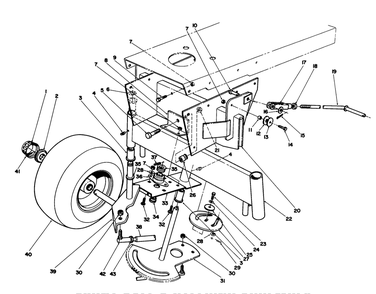 Front Axle & Steering Assembly Diagram and Parts List for 55620 9000001 - 9999999 Toro Lawn Tractor
